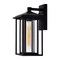 Cwi Lighting Crawford 1 Light Black Outdoor Wall Light 0417W7-1-101 - alternate 3